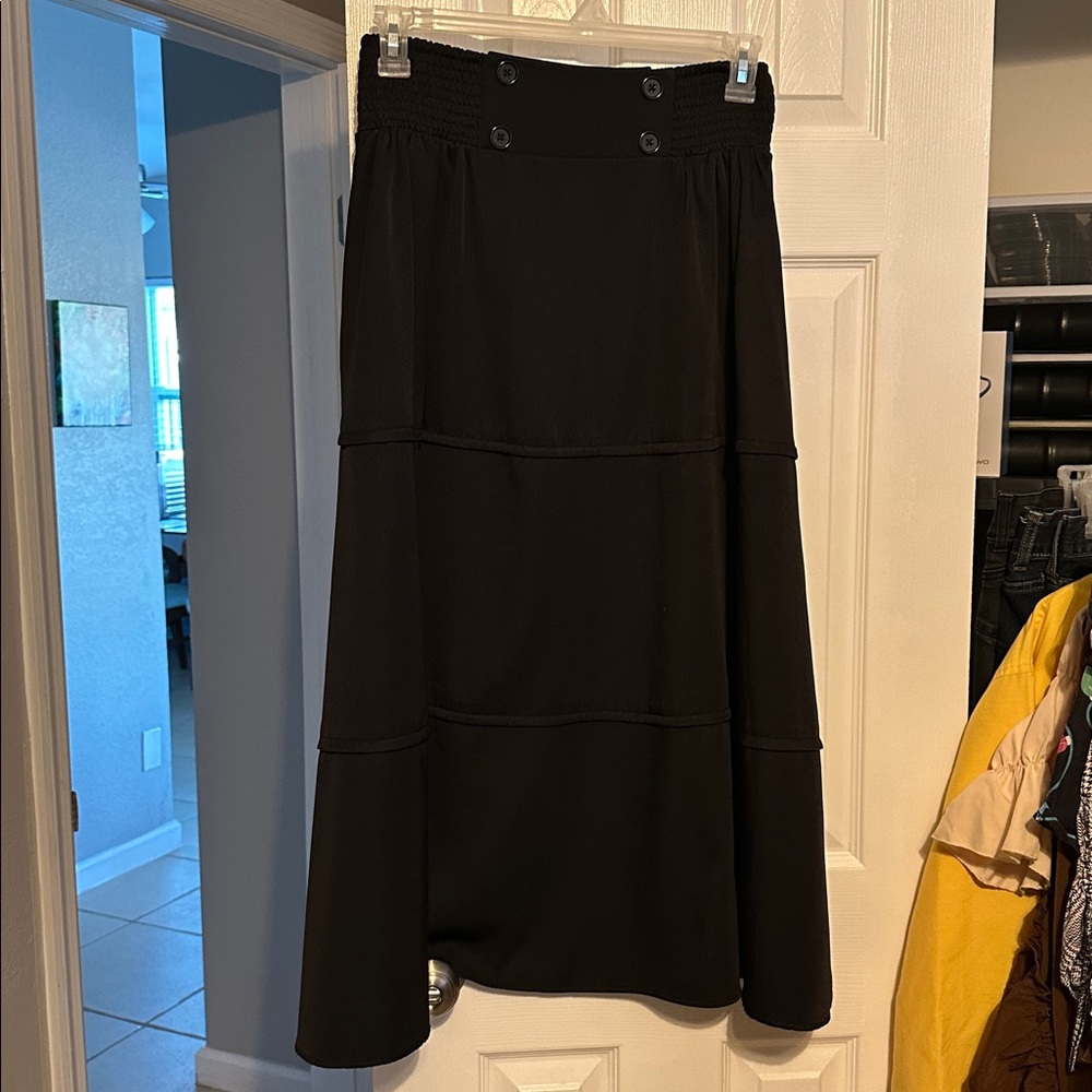 Chic Black A-Line Women's Skirt